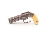 ENGRAVED Antique ALLEN & THURBER Bar Hammer IVORY GRIP Pepperbox BELLY GUN
First American Double Action Revolving Pistol - 13 of 17