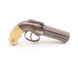 ENGRAVED Antique ALLEN & THURBER Bar Hammer IVORY GRIP Pepperbox BELLY GUN
First American Double Action Revolving Pistol