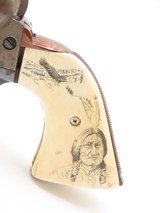 .44 SPECIAL COLT Single Action Army SAA C&R SCRIMSHAW IVORY Nice FIRST GENERATION Colt 6-Shooter - 19 of 19