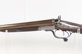IRISH MAKER Antique ENGRAVED 12 g. CALDERWOOD Double Barrel Hammer Shotgun
DUBLIN, IRELAND Fowling Piece with CHECKERED STOCK - 14 of 22