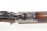 IRISH MAKER Antique ENGRAVED 12 g. CALDERWOOD Double Barrel Hammer Shotgun
DUBLIN, IRELAND Fowling Piece with CHECKERED STOCK - 22 of 22