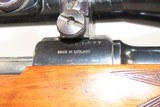 English B.S.A. “MAJESTIC”.30-06 Bolt Action Rifle C&R w/PECAR 4x81 SCOPE
DEER HUNTING READY Sporting BIG GAME Rifle w/SLING - 5 of 22