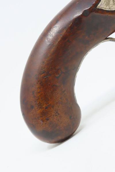 RULE BRITANNIA! ADMIRAL HOWE British FLINTLOCK Pistol by ELLIS .62 AntiqueOrnately Engraved London Sidearm Late-18th Century - Image 3 of 17