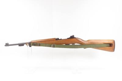 WORLD WAR II Era U.S. INLAND M1 Carbine SEMI-AUTOMATIC Light Rifle WWII C&R GENERAL MOTORS mfg. w/CANVAS WEB SLING and OILER - Image 15 of 20