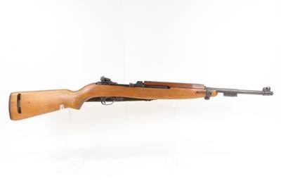 WORLD WAR II Era U.S. INLAND M1 Carbine SEMI-AUTOMATIC Light Rifle WWII C&R GENERAL MOTORS mfg. w/CANVAS WEB SLING and OILER