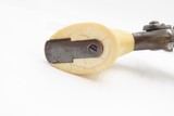 1863 mfg. Antique CIVIL WAR COLT M1855 ROOT Sidehammer .31 POCKET RevolverPERCUSSION Self Defense Revolver w/ANTIQUE IVORY - 8 of 20