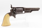 1863 mfg. Antique CIVIL WAR COLT M1855 ROOT Sidehammer .31 POCKET RevolverPERCUSSION Self Defense Revolver w/ANTIQUE IVORY - 2 of 20