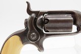 1863 mfg. Antique CIVIL WAR COLT M1855 ROOT Sidehammer .31 POCKET RevolverPERCUSSION Self Defense Revolver w/ANTIQUE IVORY - 4 of 20