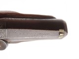ENGRAVED/SILVER Mounted J.E. EVANS Antique “PEANUT SIZE” DERRINGER Pistol
Period Copy of Henry Deringer’s Famous Pistol - 9 of 16 ENGRAVED/SILVER Mounted J.E. EVANS Antique “PEANUT SIZE” DERRINGER Pistol
Period Copy of Henry Deringer’s Famous Pistol - 9 of 16