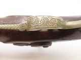 ENGRAVED/SILVER Mounted J.E. EVANS Antique “PEANUT SIZE” DERRINGER Pistol
Period Copy of Henry Deringer’s Famous Pistol - 11 of 16 ENGRAVED/SILVER Mounted J.E. EVANS Antique “PEANUT SIZE” DERRINGER Pistol
Period Copy of Henry Deringer’s Famous Pistol - 11 of 16
