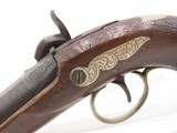 ENGRAVED/SILVER Mounted J.E. EVANS Antique “PEANUT SIZE” DERRINGER Pistol
Period Copy of Henry Deringer’s Famous Pistol - 15 of 16 ENGRAVED/SILVER Mounted J.E. EVANS Antique “PEANUT SIZE” DERRINGER Pistol
Period Copy of Henry Deringer’s Famous Pistol - 15 of 16