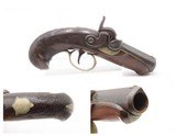 ENGRAVED/SILVER Mounted J.E. EVANS Antique “PEANUT SIZE” DERRINGER Pistol
Period Copy of Henry Deringer’s Famous Pistol
