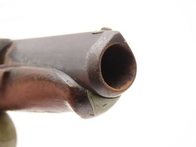 ENGRAVED/SILVER Mounted J.E. EVANS Antique “PEANUT SIZE” DERRINGER PistolPeriod Copy of Henry Deringer’s Famous Pistol - Image 6 of 16