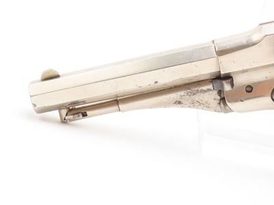 NICE 1870s Antique REMINGTON “New Model” POLICE .38 RF CONVERSION RevolverFactory Converted to .38 Rimfire Cartridge - Image 5 of 17