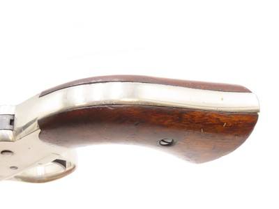 NICE 1870s Antique REMINGTON “New Model” POLICE .38 RF CONVERSION RevolverFactory Converted to .38 Rimfire Cartridge - Image 6 of 17