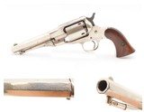 NICE 1870s Antique REMINGTON “New Model” POLICE .38 RF CONVERSION Revolver
Factory Converted to .38 Rimfire Cartridge