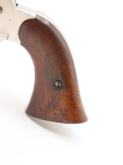 NICE 1870s Antique REMINGTON “New Model” POLICE .38 RF CONVERSION RevolverFactory Converted to .38 Rimfire Cartridge - Image 3 of 17