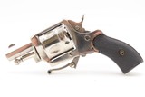 Cased GAMBLING SET” w/Belgian DA Folding Trigger POCKET Revolver & DAGGER
7.65mm SELF DEFENSE Handgun w/ACCESSORIES - 16 of 17
