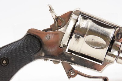 Cased GAMBLING SET” w/Belgian DA Folding Trigger POCKET Revolver & DAGGER7.65mm SELF DEFENSE Handgun w/ACCESSORIES - Image 9 of 17