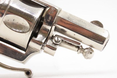 Cased GAMBLING SET” w/Belgian DA Folding Trigger POCKET Revolver & DAGGER7.65mm SELF DEFENSE Handgun w/ACCESSORIES - Image 8 of 17