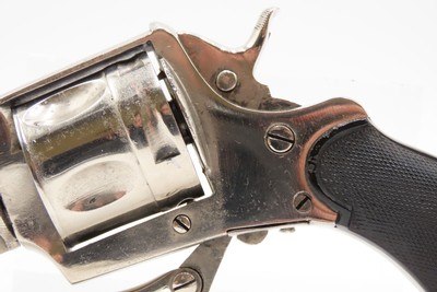 Cased GAMBLING SET” w/Belgian DA Folding Trigger POCKET Revolver & DAGGER7.65mm SELF DEFENSE Handgun w/ACCESSORIES - Image 11 of 17
