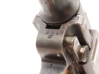 BRITISH WAR TROPHY WWI 1917 Dated ERFURT P08 GERMAN LUGER C&R Pistol 9x19mm IMPERIAL GERMAN Sidearm w/MATCHING NUMBERS - Image 16 of 25