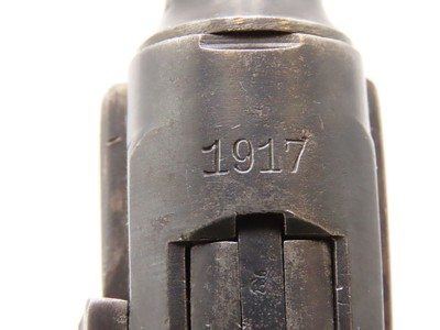BRITISH WAR TROPHY WWI 1917 Dated ERFURT P08 GERMAN LUGER C&R Pistol 9x19mm IMPERIAL GERMAN Sidearm w/MATCHING NUMBERS - Image 11 of 25