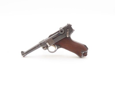 BRITISH WAR TROPHY WWI 1917 Dated ERFURT P08 GERMAN LUGER C&R Pistol 9x19mm IMPERIAL GERMAN Sidearm w/MATCHING NUMBERS