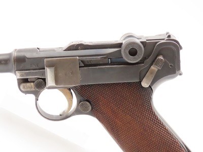 BRITISH WAR TROPHY WWI 1917 Dated ERFURT P08 GERMAN LUGER C&R Pistol 9x19mm IMPERIAL GERMAN Sidearm w/MATCHING NUMBERS - Image 4 of 25
