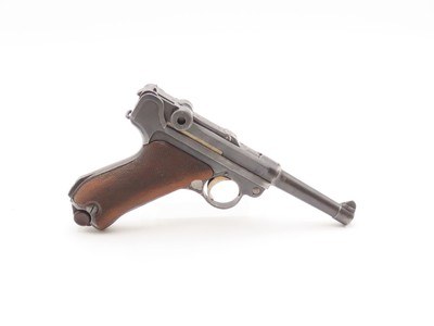 BRITISH WAR TROPHY WWI 1917 Dated ERFURT P08 GERMAN LUGER C&R Pistol 9x19mm IMPERIAL GERMAN Sidearm w/MATCHING NUMBERS - Image 22 of 25