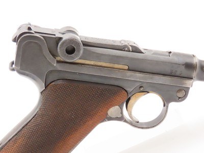 BRITISH WAR TROPHY WWI 1917 Dated ERFURT P08 GERMAN LUGER C&R Pistol 9x19mm IMPERIAL GERMAN Sidearm w/MATCHING NUMBERS - Image 24 of 25
