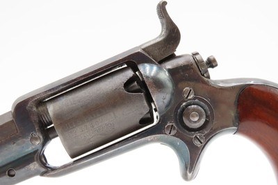 1857 CASED Antique COLT M1855 ROOT Percussion SIDEHAMMER Pocket Revolver.28 Caliber SELF DEFENSE Revolver w/ACCESSORIES - Image 17 of 20
