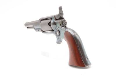 1857 CASED Antique COLT M1855 ROOT Percussion SIDEHAMMER Pocket Revolver.28 Caliber SELF DEFENSE Revolver w/ACCESSORIES - Image 20 of 20