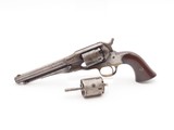 DESIRABLE Scarce Antique REMINGTON New Model POLICE .36 PERCUSSION Revolver Percussion Revolver w/CARTRIDGE CONVERSION Cylinder - 6 of 18