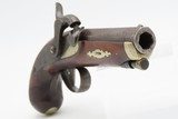 CASED, ENGRAVED & SILVER Mounted Antique .43 DERINGER Pistol KILLED LINCOLN Henry Deringer’s Famous Pocket Pistol w/ACCESSORIES - 15 of 16 CASED, ENGRAVED & SILVER Mounted Antique .43 DERINGER Pistol KILLED LINCOLN Henry Deringer’s Famous Pocket Pistol w/ACCESSORIES - 15 of 16