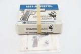 Desirable SPRINGFIELD ARMORY M1911-A1 .45 ACP Semi-Automatic Modern Pistol
WORLD WAR II era Model 1911 Government Model