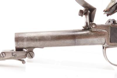 ENGRAVED PAIR British Antique NOCK FLINTLOCK Boxlock Pistols SNAP BAYONETSLONDON Marked with PRE-1813 BIRMINGHAM PROOFS - Image 14 of 25