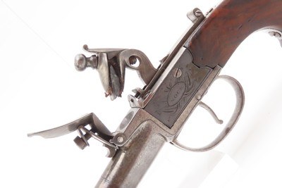 ENGRAVED PAIR British Antique NOCK FLINTLOCK Boxlock Pistols SNAP BAYONETSLONDON Marked with PRE-1813 BIRMINGHAM PROOFS - Image 10 of 25