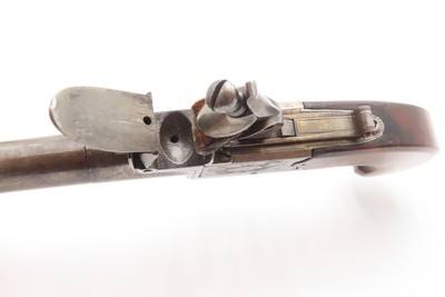 ENGRAVED PAIR British Antique NOCK FLINTLOCK Boxlock Pistols SNAP BAYONETSLONDON Marked with PRE-1813 BIRMINGHAM PROOFS - Image 7 of 25