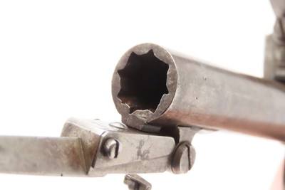 ENGRAVED PAIR British Antique NOCK FLINTLOCK Boxlock Pistols SNAP BAYONETSLONDON Marked with PRE-1813 BIRMINGHAM PROOFS - Image 8 of 25