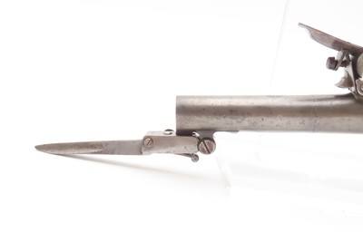 ENGRAVED PAIR British Antique NOCK FLINTLOCK Boxlock Pistols SNAP BAYONETSLONDON Marked with PRE-1813 BIRMINGHAM PROOFS - Image 15 of 25