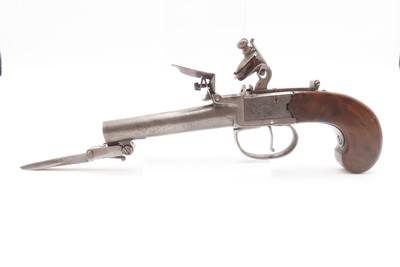 ENGRAVED PAIR British Antique NOCK FLINTLOCK Boxlock Pistols SNAP BAYONETS
LONDON Marked with PRE-1813 BIRMINGHAM PROOFS