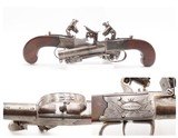ENGRAVED PAIR British Antique NOCK FLINTLOCK Boxlock Pistols SNAP BAYONETS
LONDON Marked with PRE-1813 BIRMINGHAM PROOFS - 6 of 25