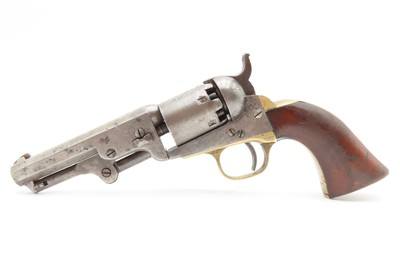 CASED Post-CIVIL WAR / WILD WEST Antique COLT M1849 Percussion .31 POCKET1871 mfg FRONTIER SIX-SHOOTER Revolver ACCESSORIES - Image 14 of 19