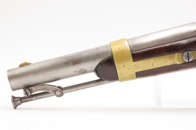 Scarce NAVY MARKED U.S. ASTON 1st Contract M1842 .54 DRAGOON Pistol Antique ANCHOR MARKED with “US/GW/P” at the Breech - Image 15 of 19
