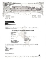 LETTERED Antique COLT London M1878 .476 Eley AUSTRALIAN MILITARY Revolver
DOCUMENTED Robust & Reliable Double Action Handgun - 3 of 17