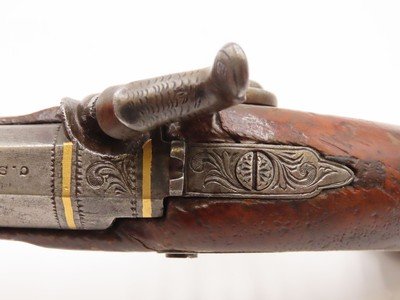 Scarce GOLD BANDED Antique C. SUTER Copyist DERRINGER Percussion PistolSELMA, ALABAMA Period Copy Henry Deringer’s Pistol - Image 5 of 18