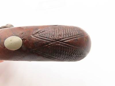Scarce GOLD BANDED Antique C. SUTER Copyist DERRINGER Percussion PistolSELMA, ALABAMA Period Copy Henry Deringer’s Pistol - Image 18 of 18