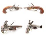 BRACE of Early 1800s Antique T. KETLAND & Co. .41 FLINTLOCK Pocket Pistols
Pair of WAR of 1812 Era BRITISH PROOFED Flintlocks