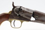 CASED Antique CIVIL WAR 1862 mfg. COLT M1862 .36 Percussion POLICE Revolver w/SCARCE 6-1/2 Inch Barrel, Case and ACCESSORIES - 5 of 22